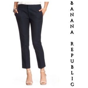Banana Republic, Martin Fit cropped pant, size 2P